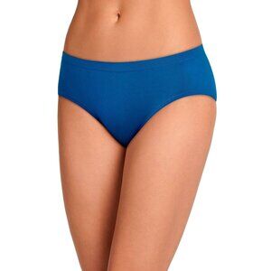 NWT Jockey Pack of 5 Sz MD (6) Smooth & Shine Hipster Azurite